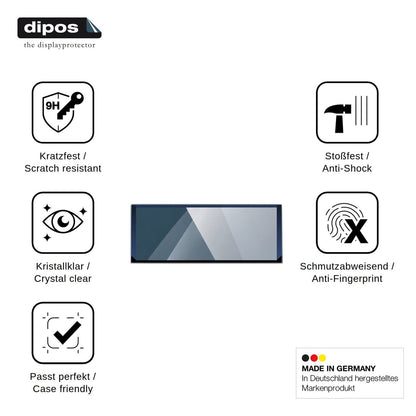 2x Screen Protector for Krunia T52 Flexible Glass 9H dipos