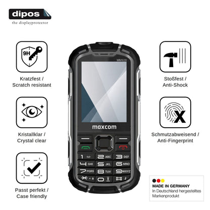 2x Screen Protector for MaxCom MM928 4G Flexible Glass 9H dipos