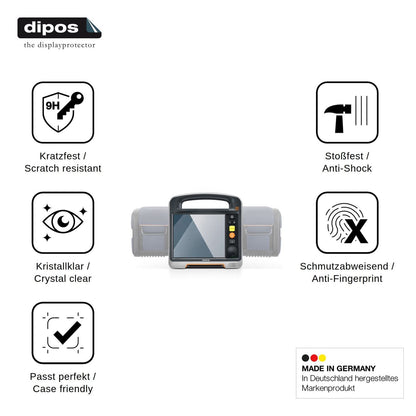 2x Screen Protector for Mindray Beneheart DX Flexible Glass 9H dipos