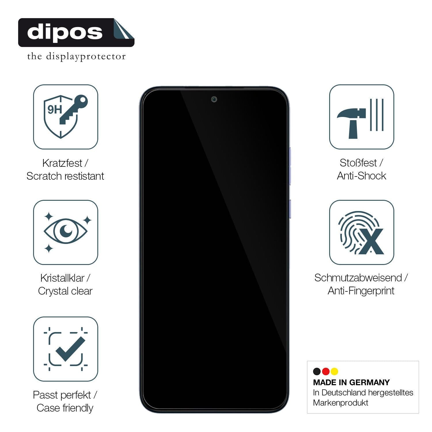 Displayschutz hergestellt in Deutschland, höchste Qualität made in Germany