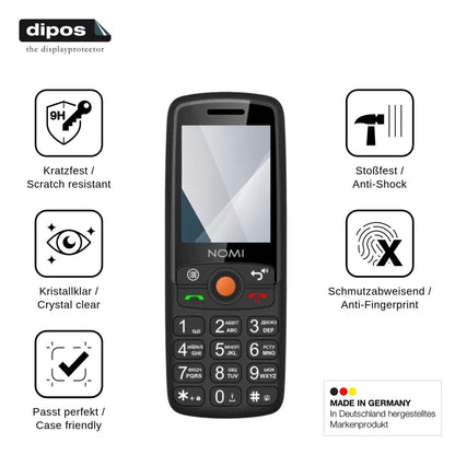 2x Screen Protector for Nomi i2440 Flexible Glass 9H dipos