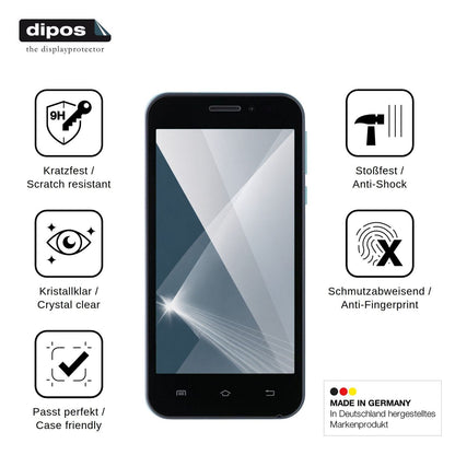 2x Screen Protector for Nomi i451 Twist Flexible Glass 9H dipos