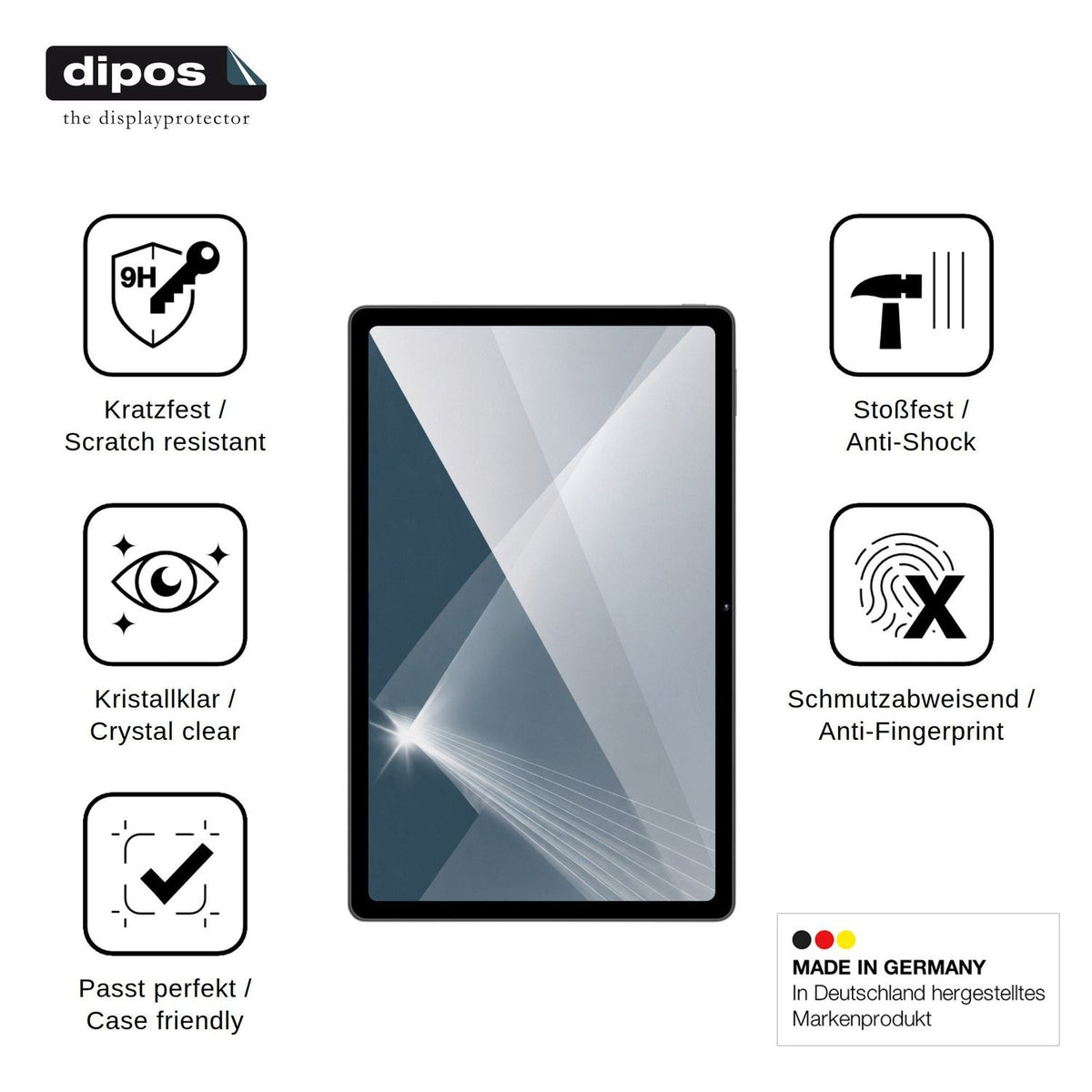 2x Screen Protector for Nubia Pad Plus Flexible Glass 9H dipos