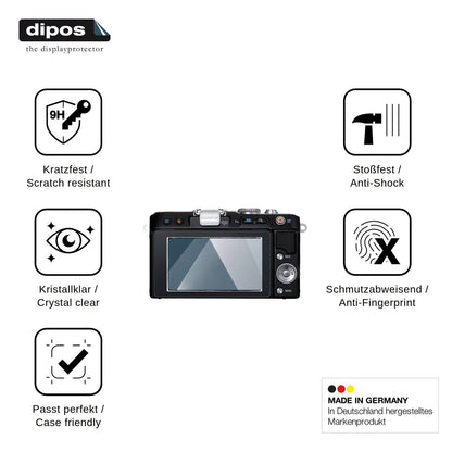 2x Screen Protector for Olympus Pen E-PL3 Flexible Glass 9H dipos