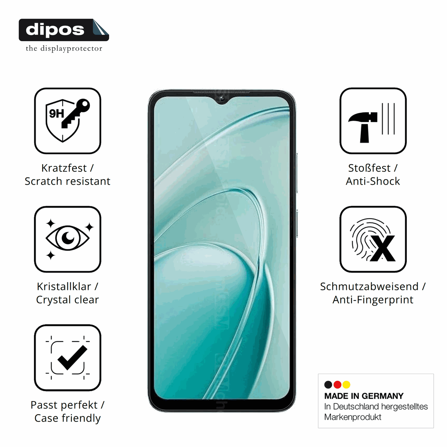Displayschutz hergestellt in Deutschland, h�chste Qualit�t made in Germany