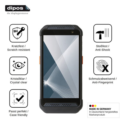 2x Screen Protector for Point Mobile PM86 Flexible Glass 9H dipos