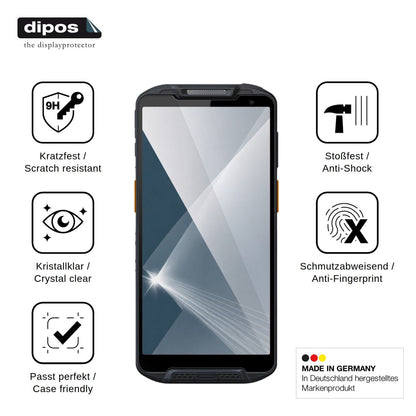 2x Screen Protector for Point Mobile PM95 Flexible Glass 9H dipos