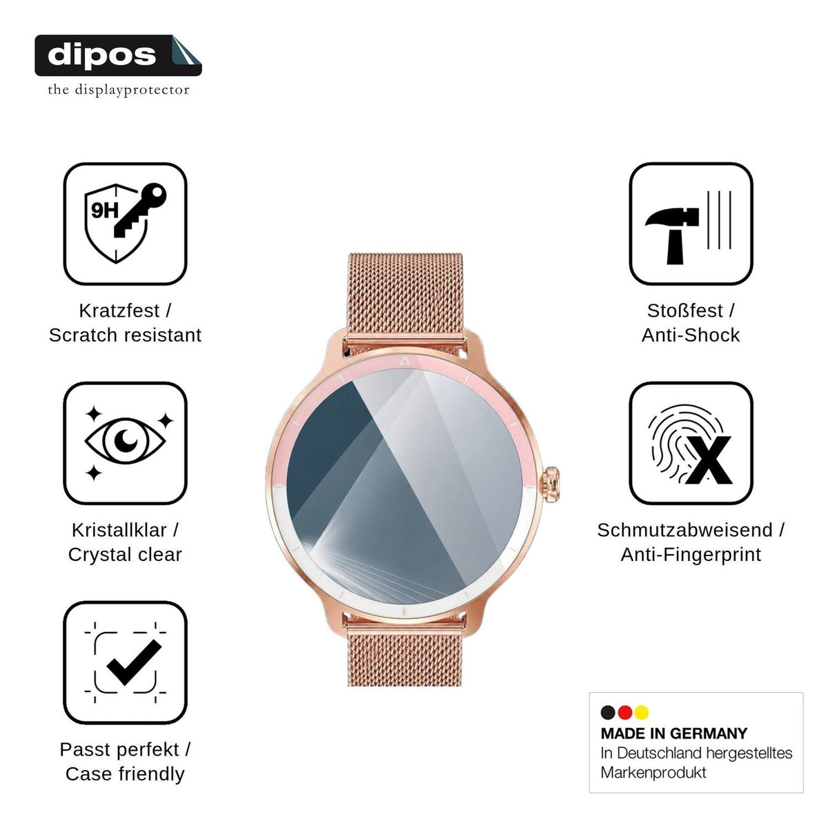 2x Screen Protector for PROTKPETS DR03 Flexible Glass 9H dipos