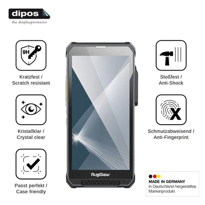 2x Screen Protector for RugGear RG880i Flexible Glass 9H dipos