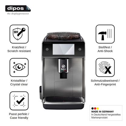 2x Screen Protector for Saeco GranAroma Deluxe SM6685/00 Flexible Glass 9H dipos