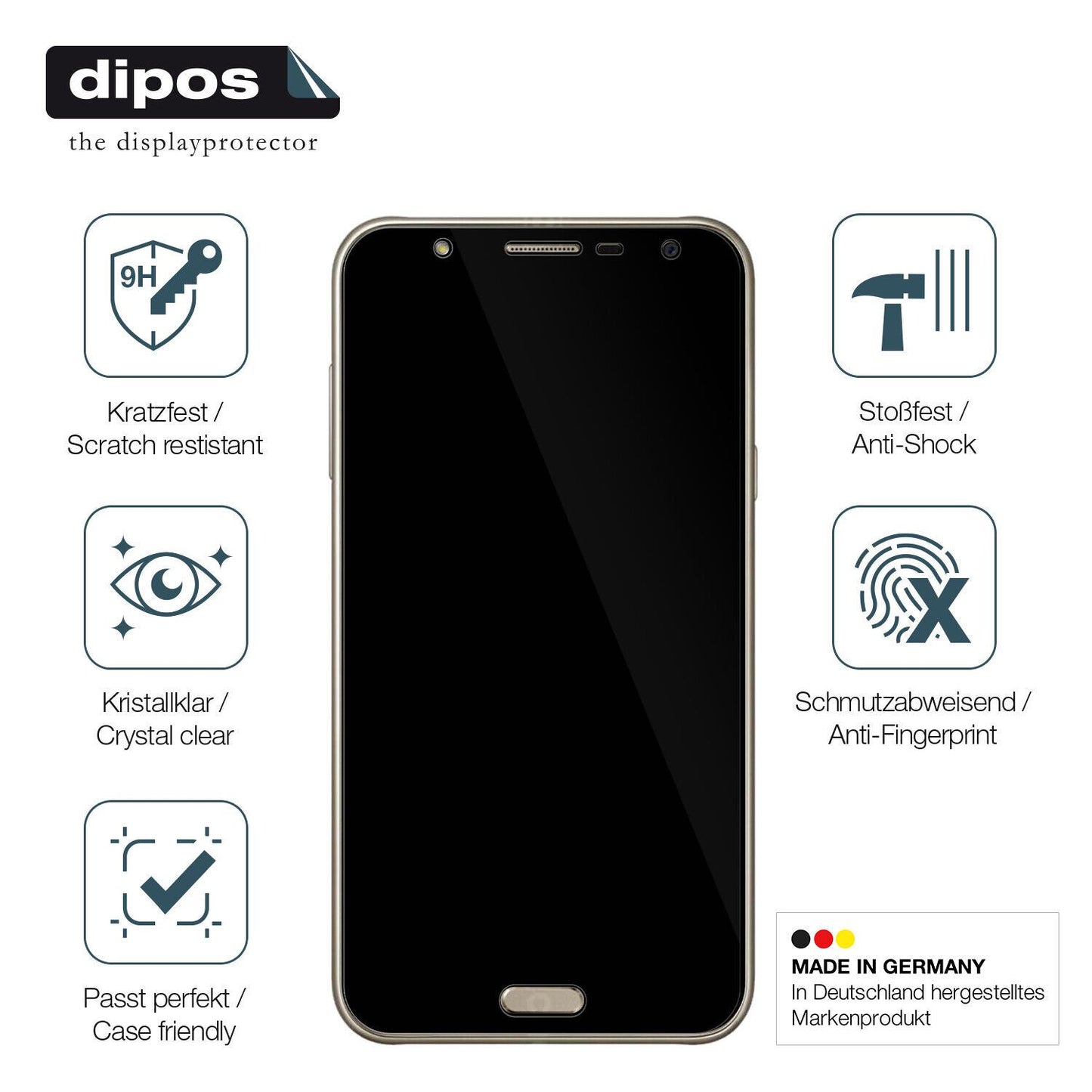 Displayschutz hergestellt in Deutschland, höchste Qualität made in Germany