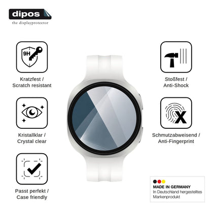 2x Screen Protector for Samsung Galaxy Watch 9 40mm Flexible Glass 9H dipos