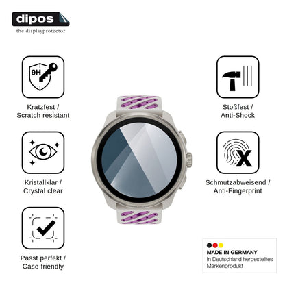 2x Screen Protector for Suunto Race 3S Flexible Glass 9H dipos