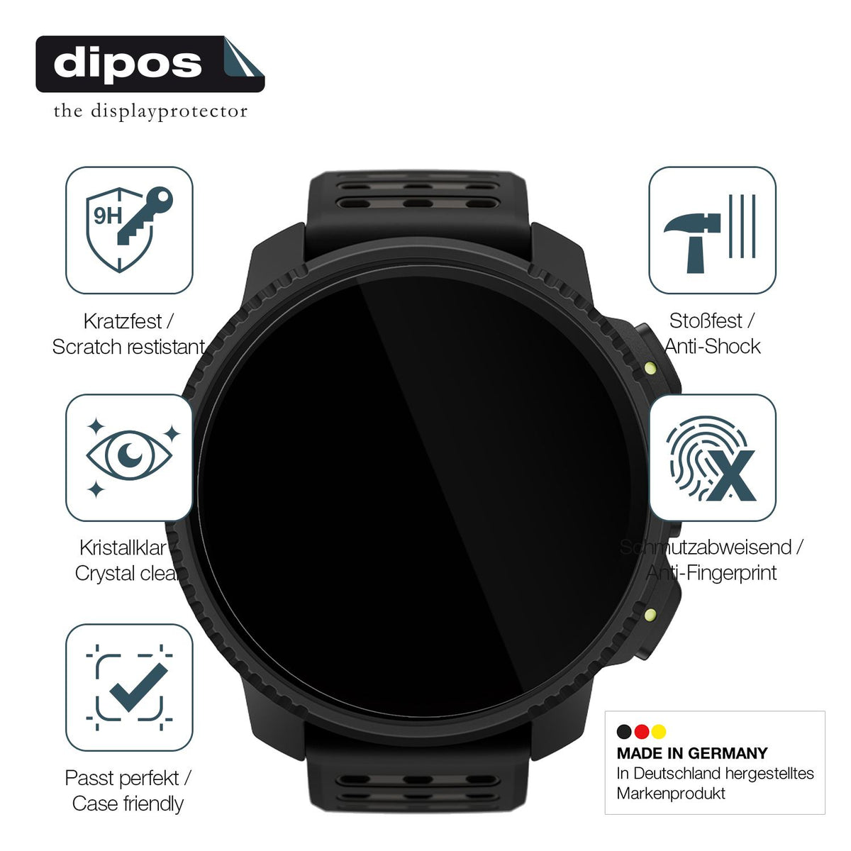 Displayschutz hergestellt in Deutschland, höchste Qualität made in Germany