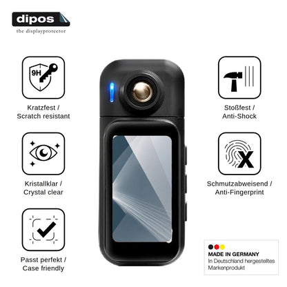 2x Screen Protector for Tiantianle H91 Action Cam Flexible Glass 9H dipos