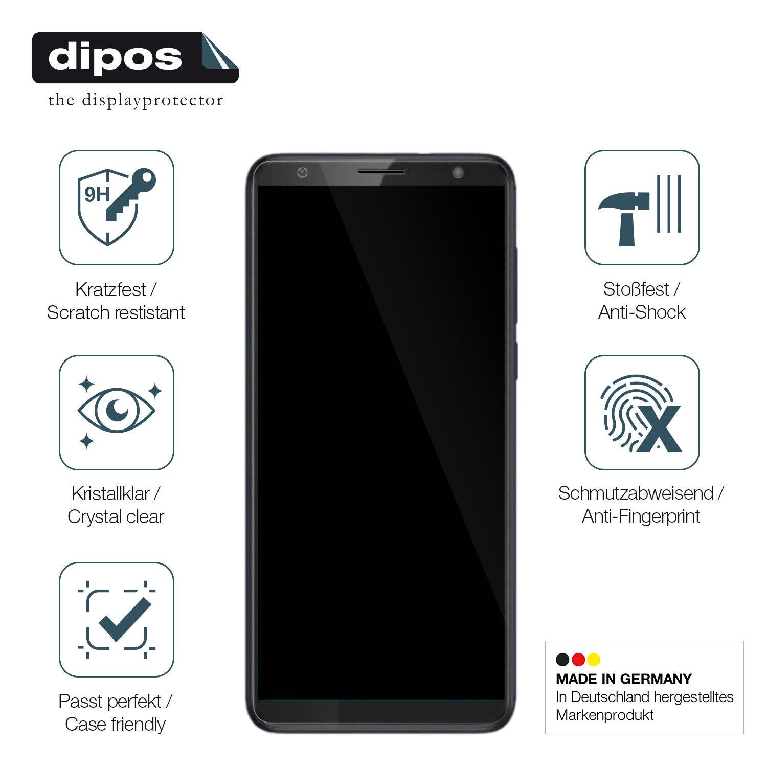 Displayschutz hergestellt in Deutschland, höchste Qualität made in Germany