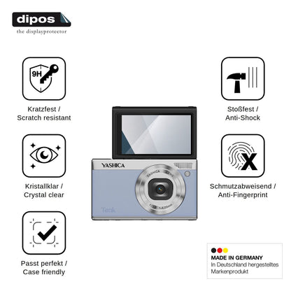 2x Screen Protector for Yashica Tank Compact Flexible Glass 9H dipos