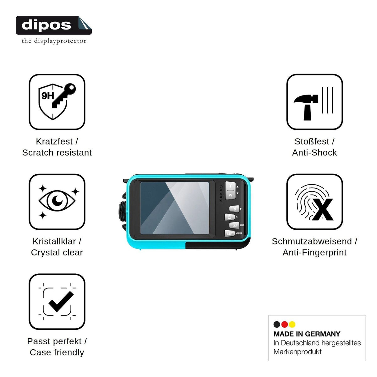 2x Screen Protector for Yixinxin WENUP018 Flexible Glass 9H dipos
