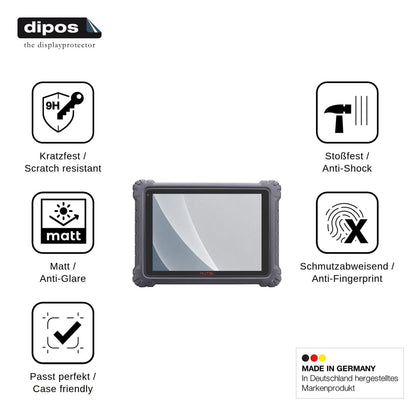2x Screen Protector for Autel MaxiSys Ultra matte Flexible Glass 9H dipos