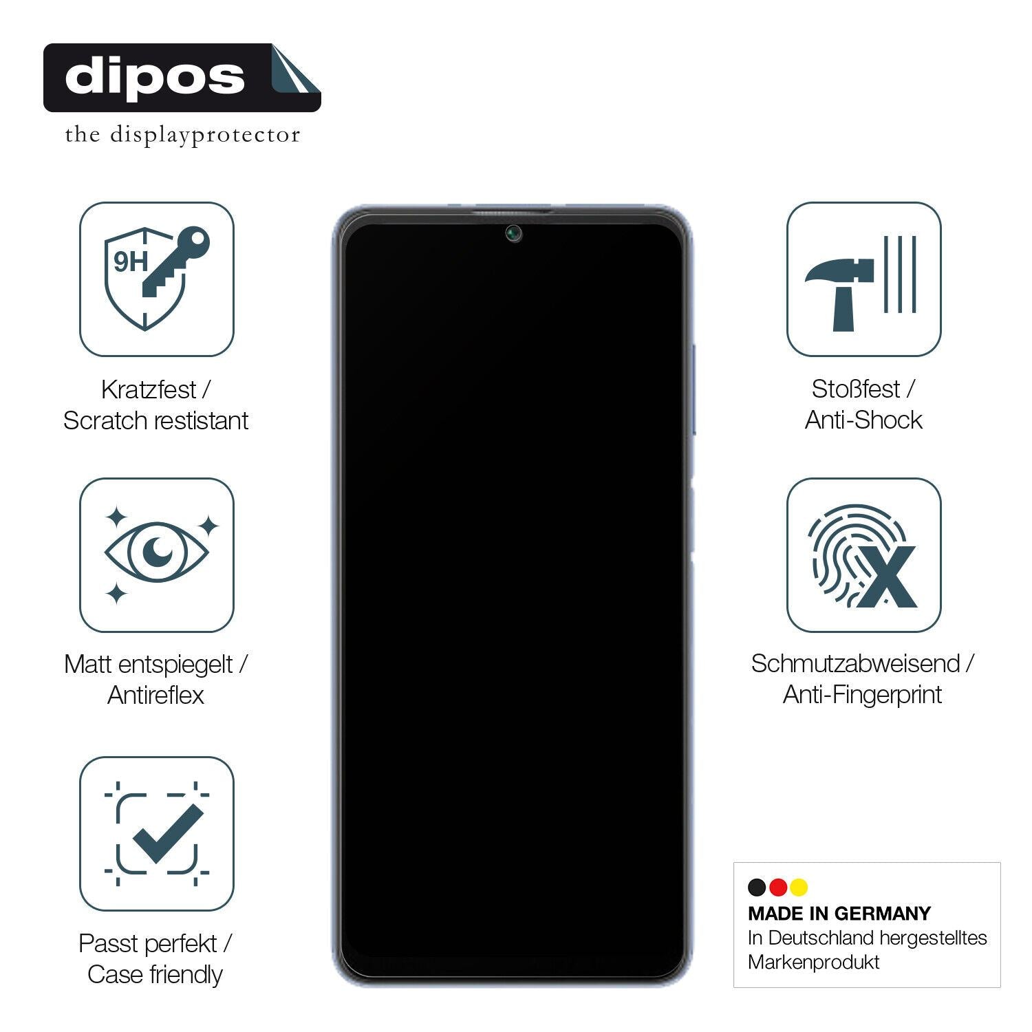 Displayschutz hergestellt in Deutschland, höchste Qualität made in Germany