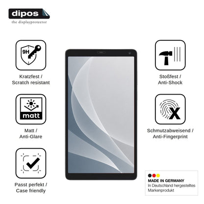 2x Screen Protector for Blackview Wave 3 matte Flexible Glass 9H dipos