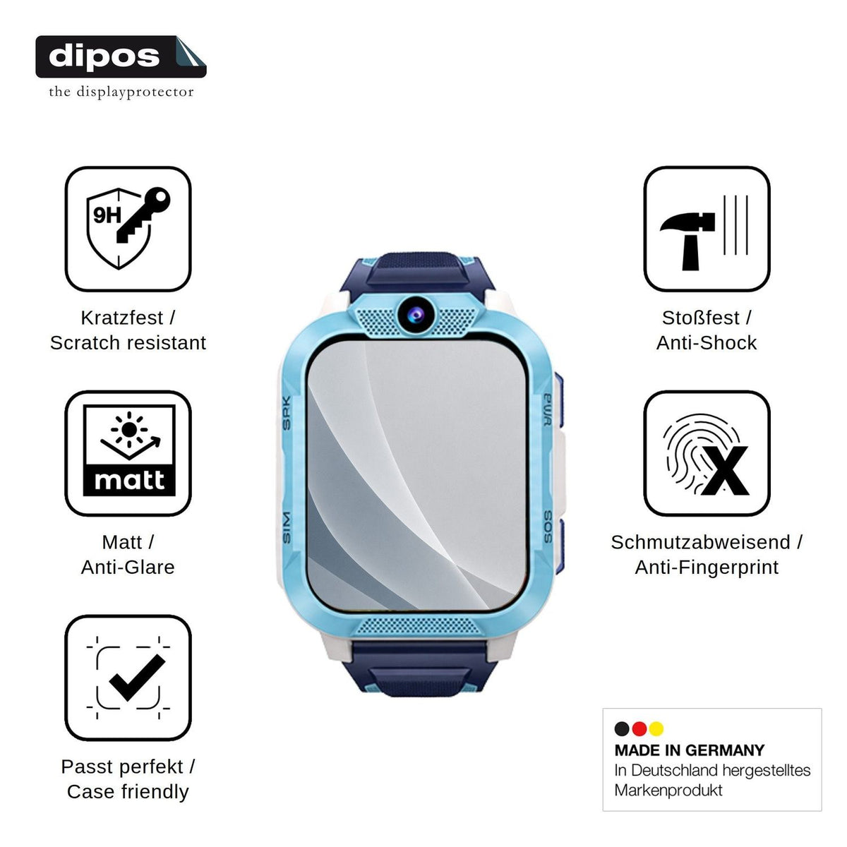 2x Screen Protector for Blackview Z40 Pro matte Flexible Glass 9H dipos