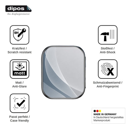 2x Screen Protector for BP Doctor M7000 matte Flexible Glass 9H dipos