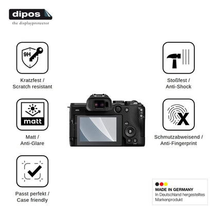 2x Screen Protector for Canon EOS R8 Mark II matte Flexible Glass 9H dipos
