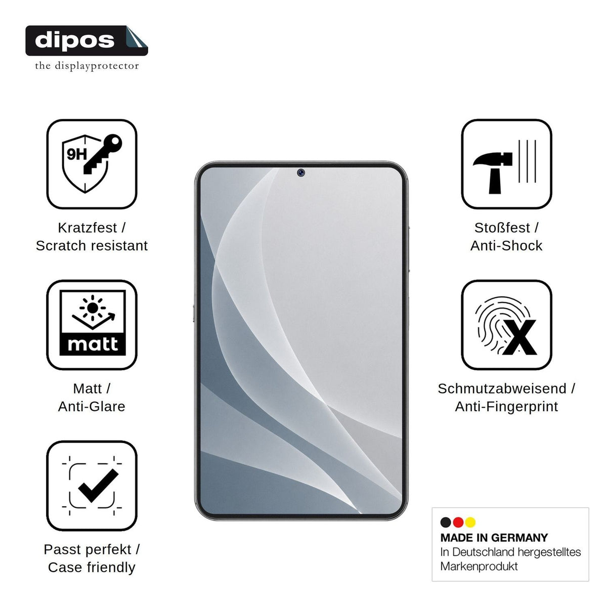 2x Screen Protector for Coolpad Cool X Wide matte Flexible Glass 9H dipos