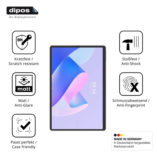 Displayschutz hergestellt in Deutschland, höchste Qualität made in Germany