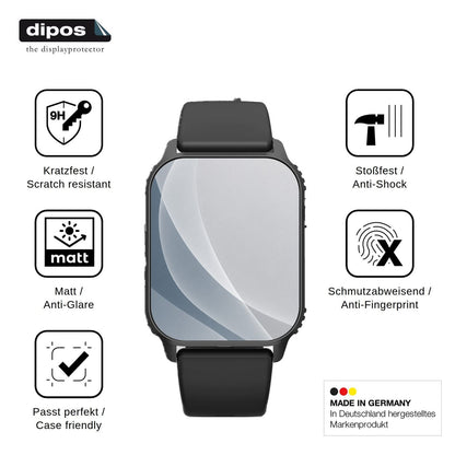 2x Screen Protector for DIVOAZBVO TK29 matte Flexible Glass 9H dipos