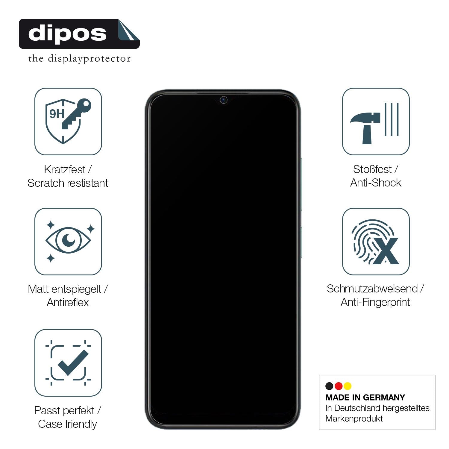 Displayschutz hergestellt in Deutschland, höchste Qualität made in Germany