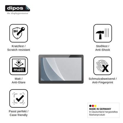 2x Screen Protector for Elo TouchSystems I-Series 3 ESY15i3 matte Flexible Glass 9H dipos