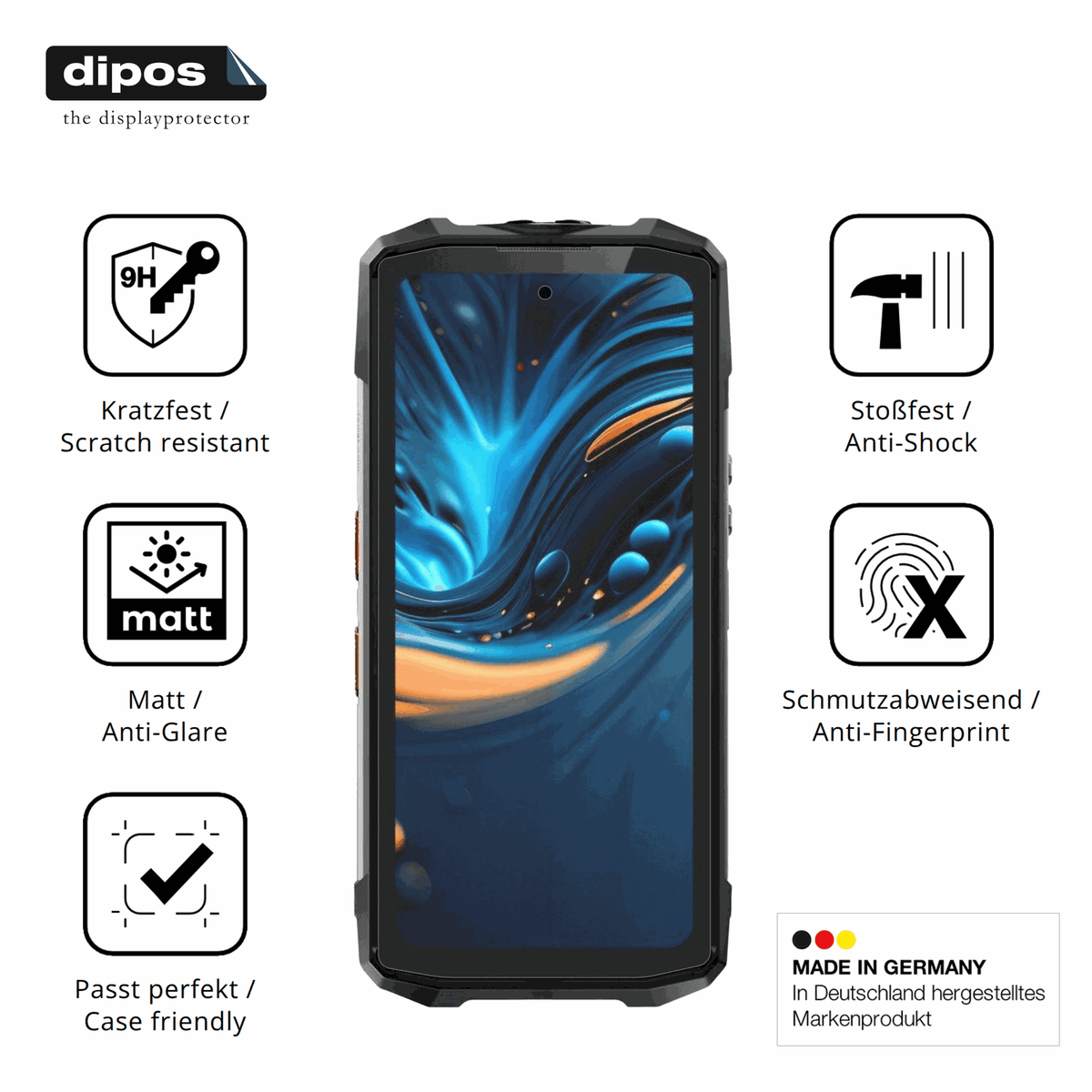 Displayschutz hergestellt in Deutschland, h�chste Qualit�t made in Germany