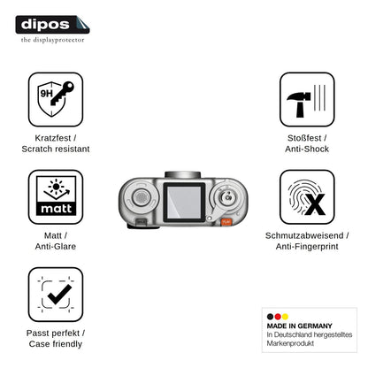 2x Screen Protector for Fujifilm instax Pal 2 matte Flexible Glass 9H dipos