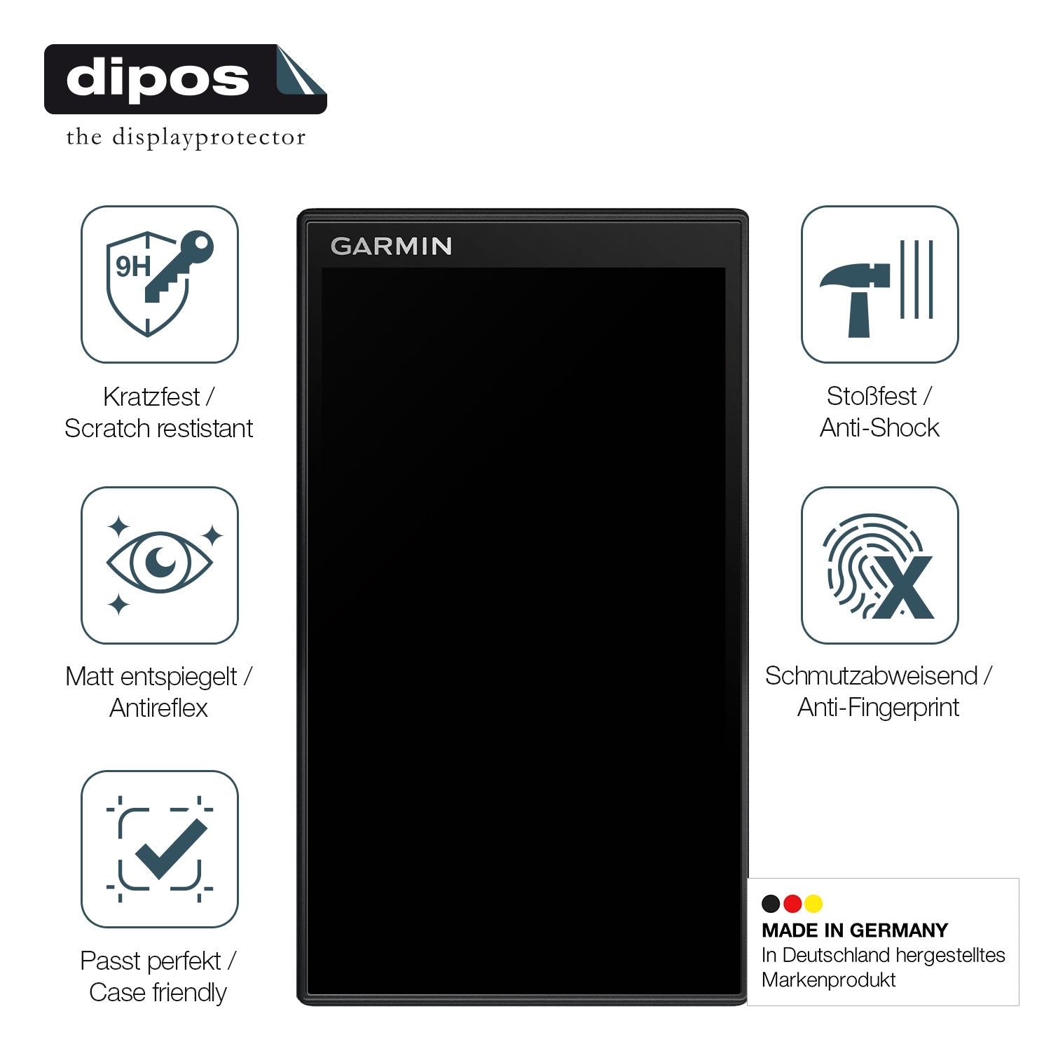 Displayschutz hergestellt in Deutschland, höchste Qualität made in Germany