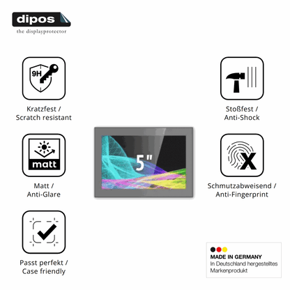 Displayschutz hergestellt in Deutschland, höchste Qualität made in Germany