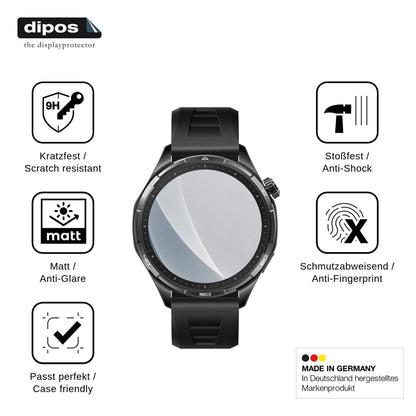 2x Screen Protector for Honor Watch 6 Pro matte Flexible Glass 9H dipos