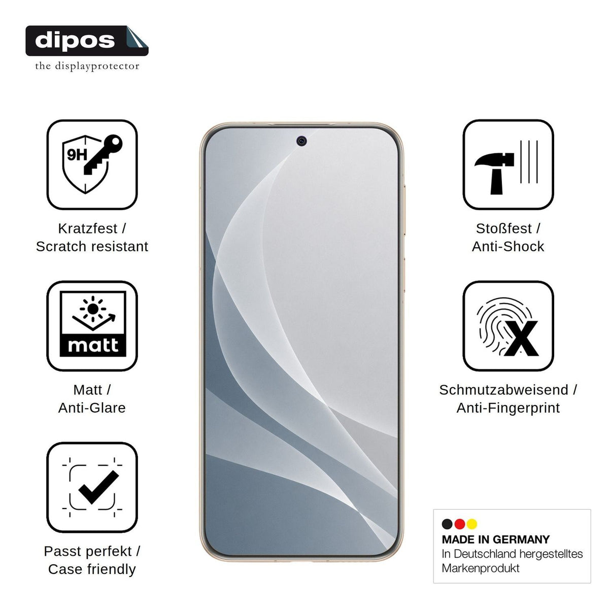 2x Screen Protector for Huawei Pura 90 Plus matte Flexible Glass 9H dipos