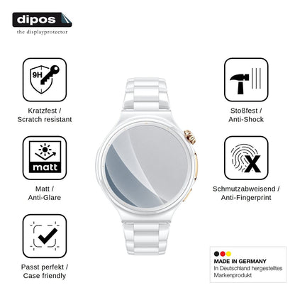2x Screen Protector for Huawei Watch 6 Pro matte Flexible Glass 9H dipos