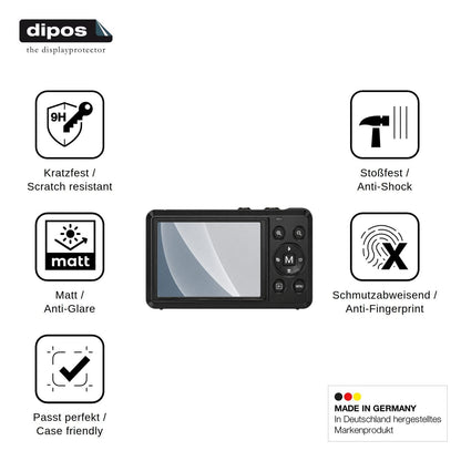 2x Screen Protector for KeyFlash 07802 matte Flexible Glass 9H dipos