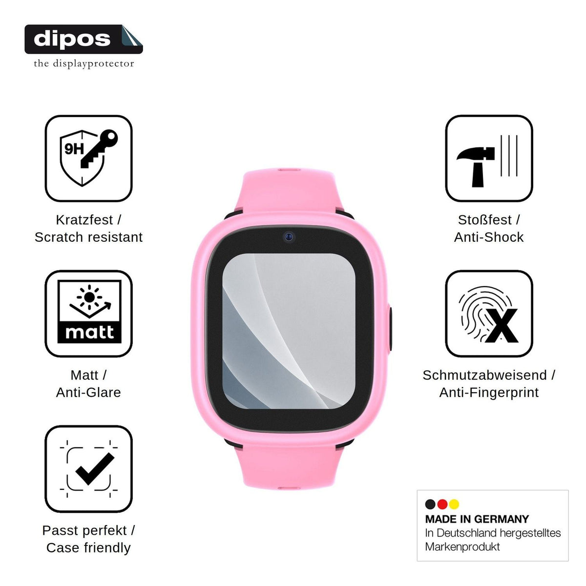2x Screen Protector for Lagenio K3 matte Flexible Glass 9H dipos