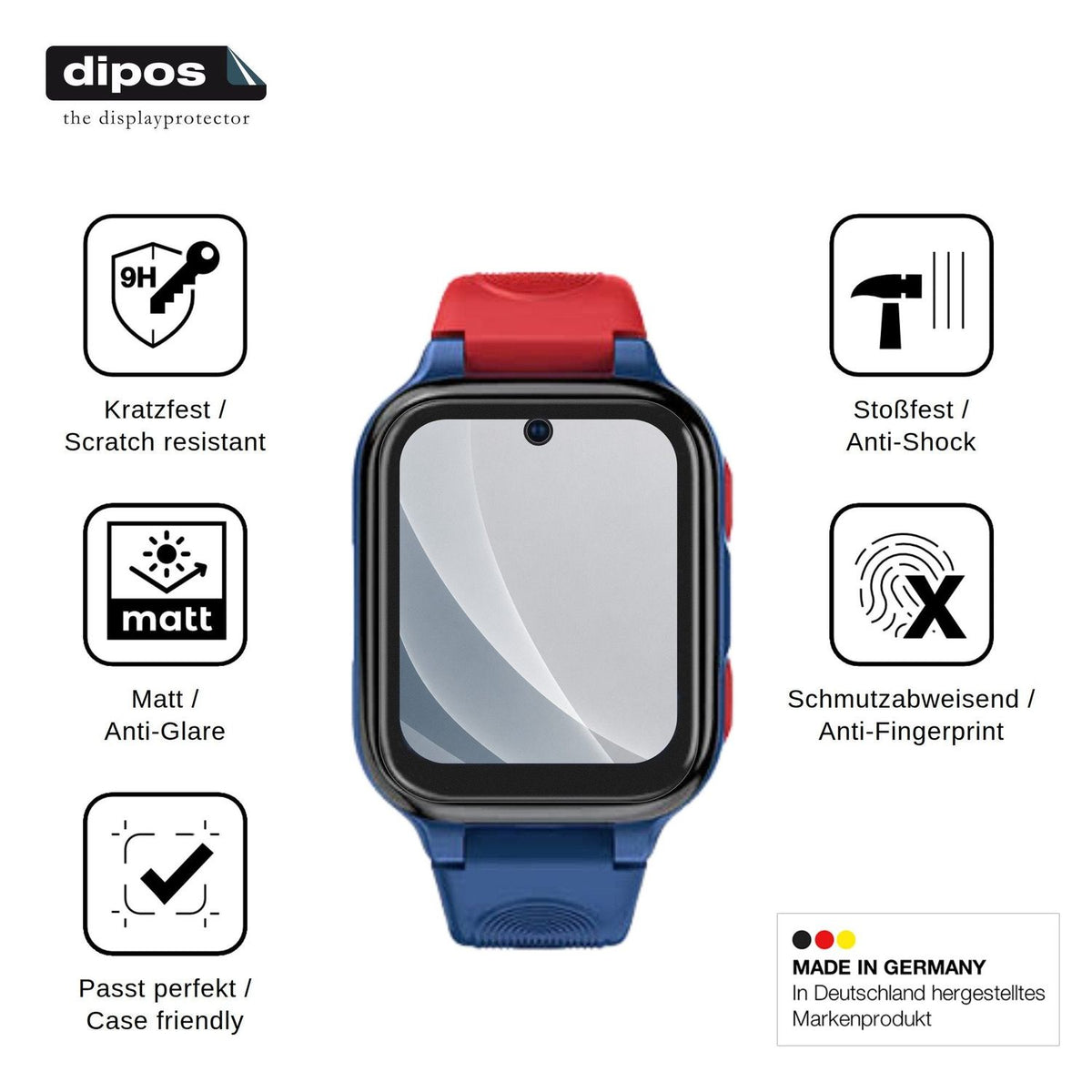 2x Screen Protector for Lagenio K9 matte Flexible Glass 9H dipos