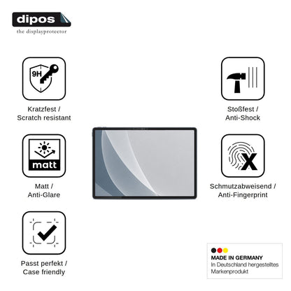2x Screen Protector for Lenovo Yoga Tab Plus Gen2 13 Inch matte Flexible Glass 9H dipos