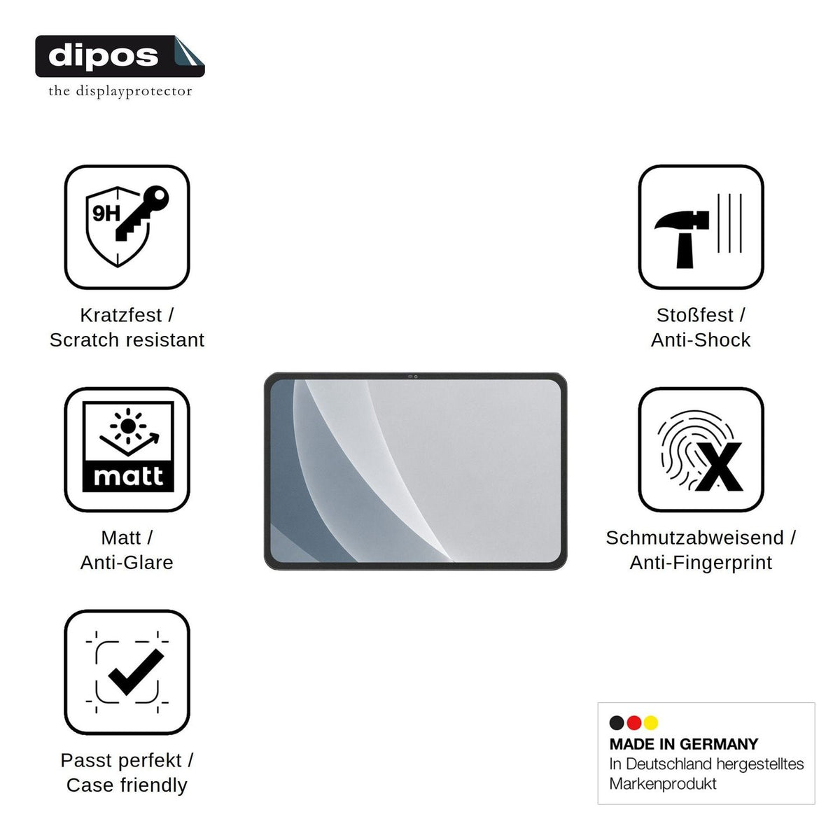 2x Screen Protector for LZF Z2 matte Flexible Glass 9H dipos