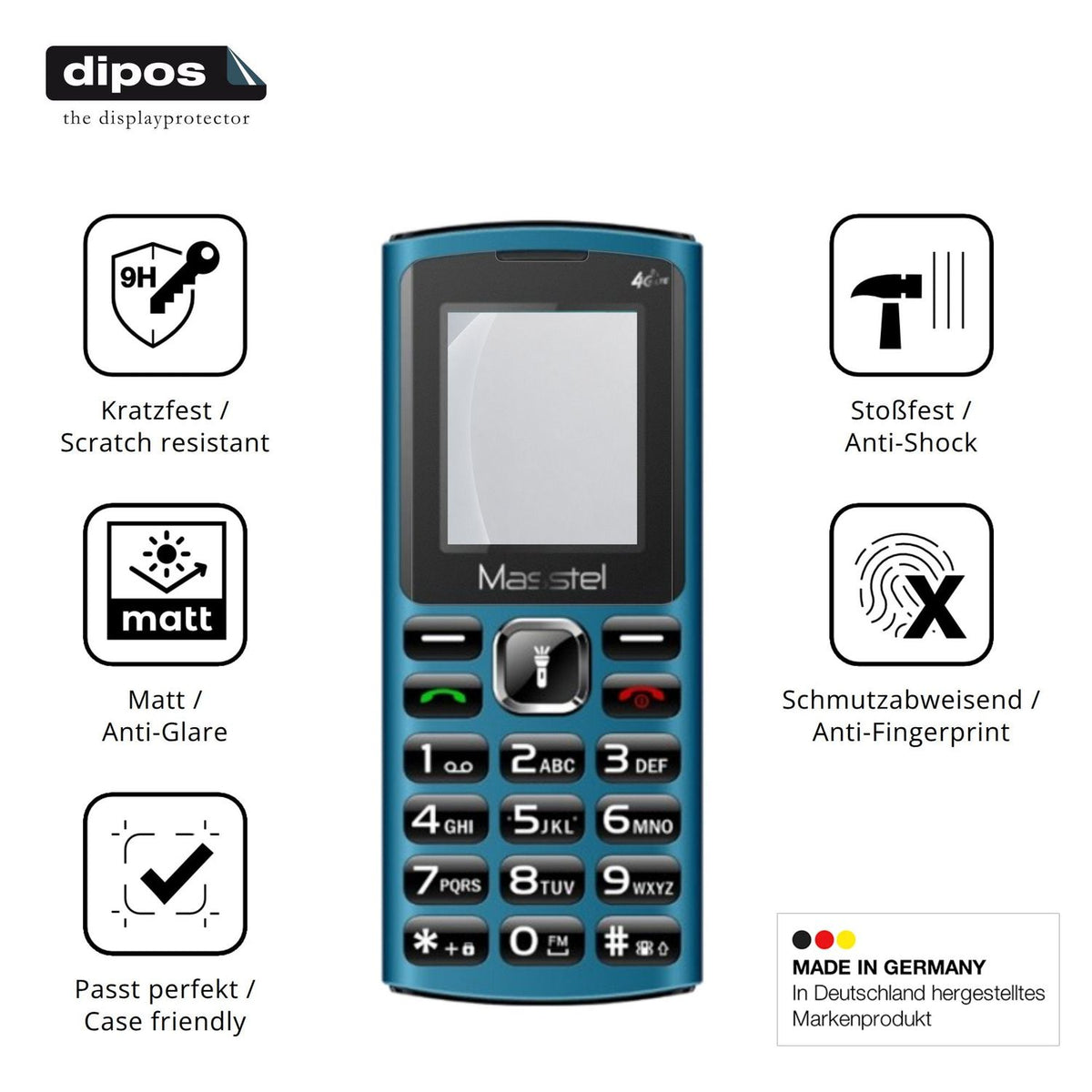 Displayschutz hergestellt in Deutschland, höchste Qualität made in Germany