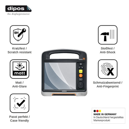 2x Screen Protector for Mindray Beneheart D60 matte Flexible Glass 9H dipos