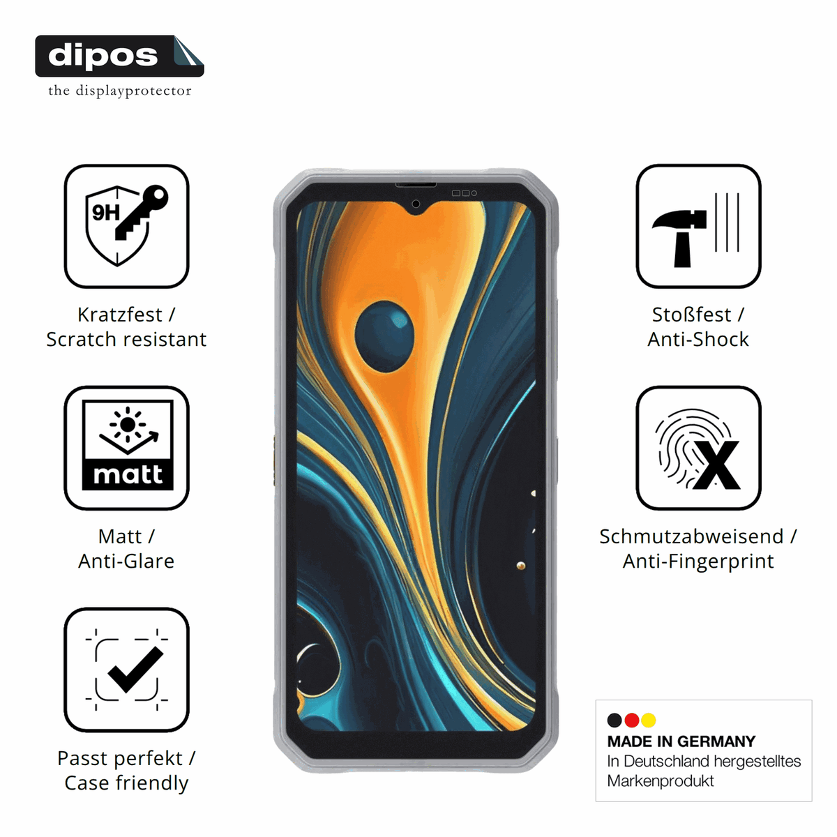 Displayschutz hergestellt in Deutschland, h�chste Qualit�t made in Germany