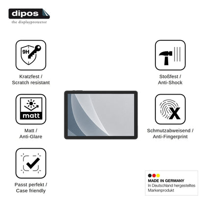 2x Screen Protector for Paaxoo A20 Plus matte Flexible Glass 9H dipos