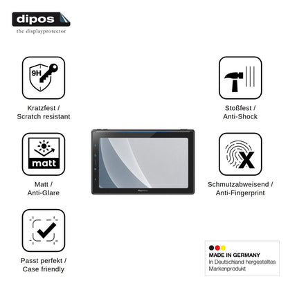2x Screen Protector for Pioneer SPH-EVO107DAB-C-D7 matte Flexible Glass 9H dipos